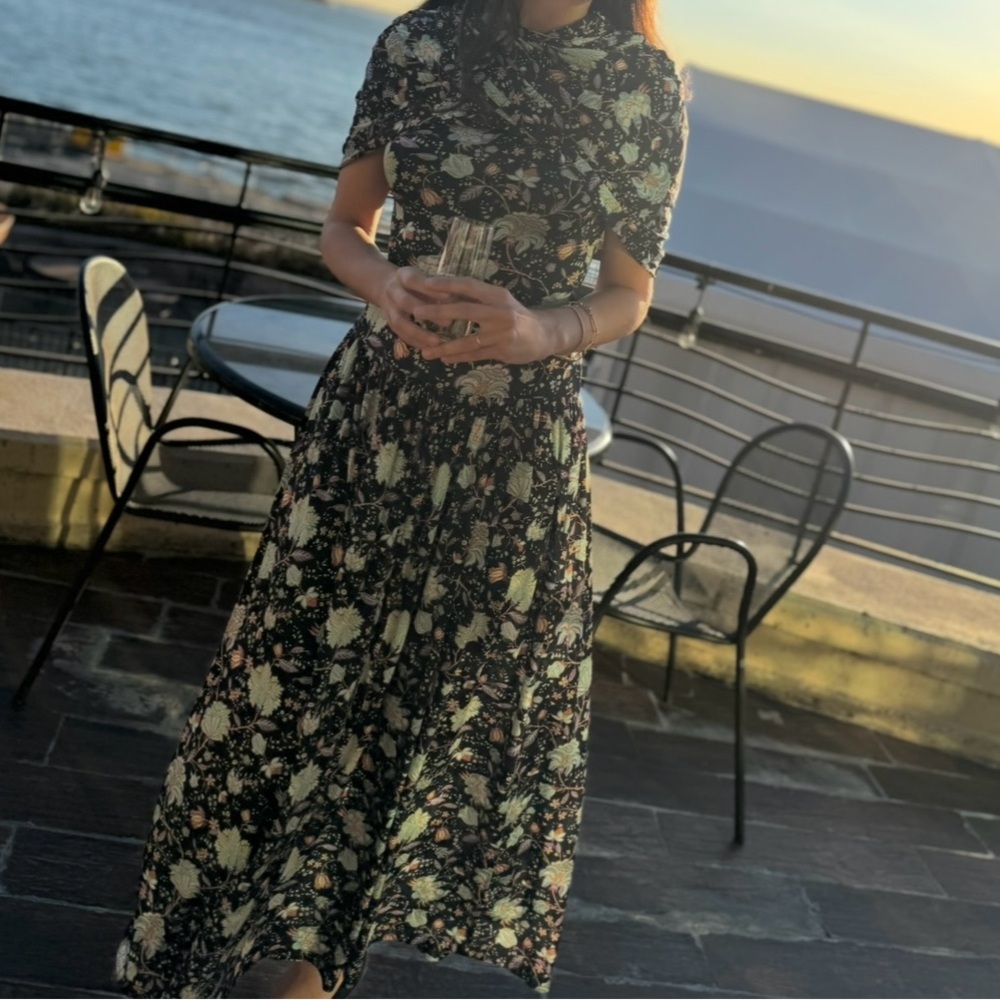 Ulla Johnson Floral Jersey Dress